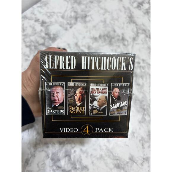 Alfred Hitchcock's Video 4 Pack Box Set (VHS, 2000) Horror Suspense Sealed NEW - Picture 5 of 7